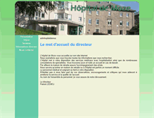 Tablet Screenshot of hopitaldemoze.fr